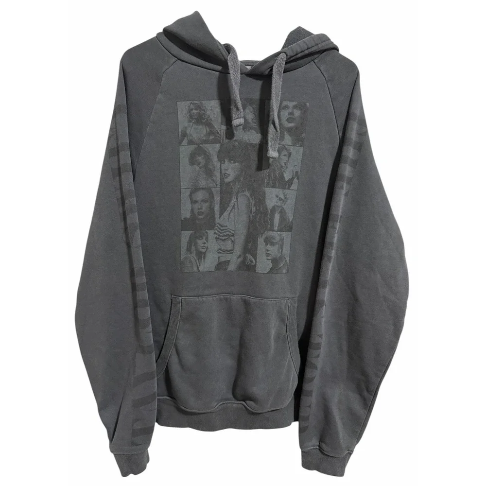 Taylor Swift‎ Exclusive Eras Tour Merch Charcoal Grey Hoodie Concert Size Medium